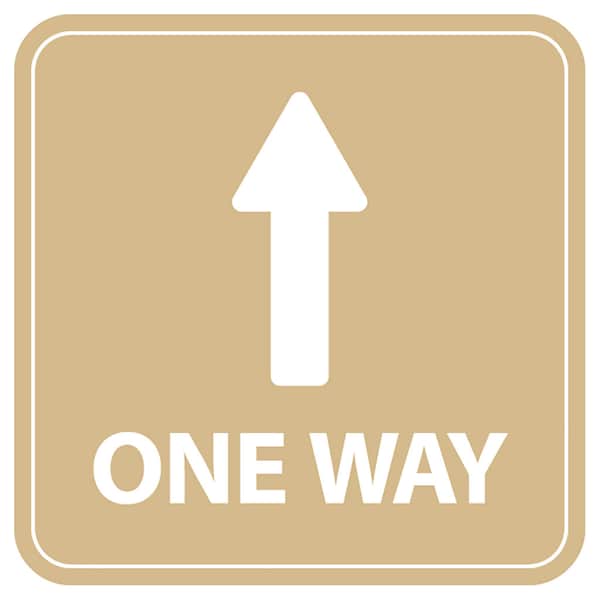 Identity Group One Way Directional V.2, Tan, 15" 8639XT